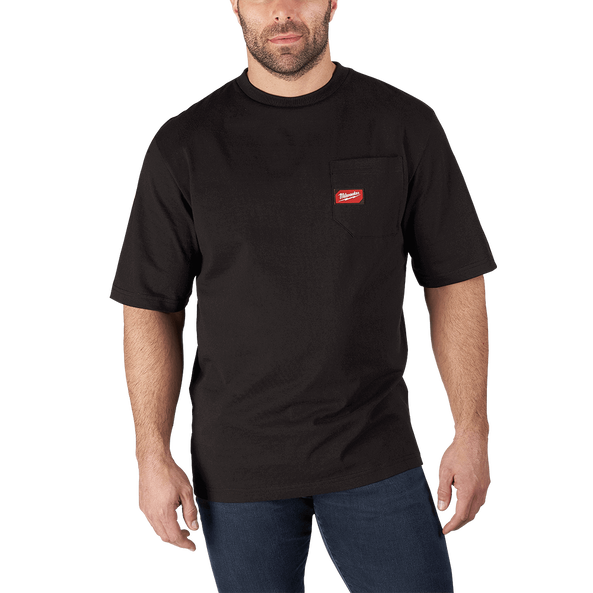Milwaukee Heavy Duty Pocket Tee Short Sleeve Black 601B