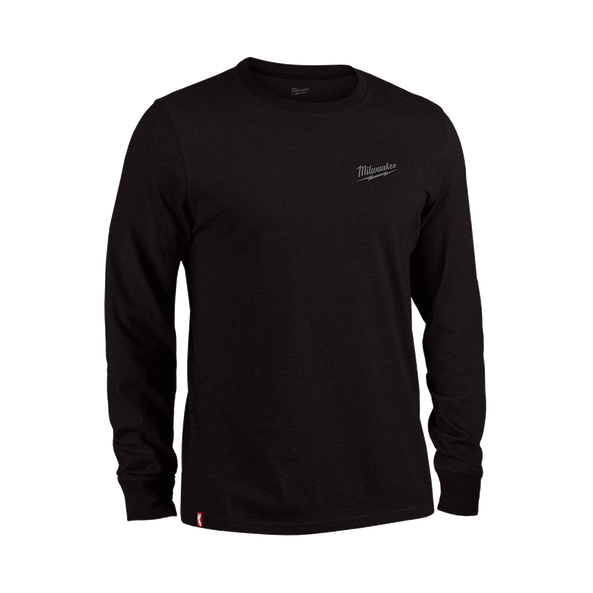 Milwaukee Hybrid Work Tee Long Sleeve Black 604B