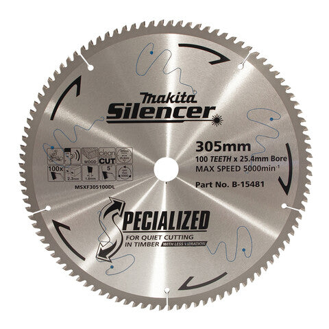Makita Silencer Saw Blade 305mm x 60T #B-15481