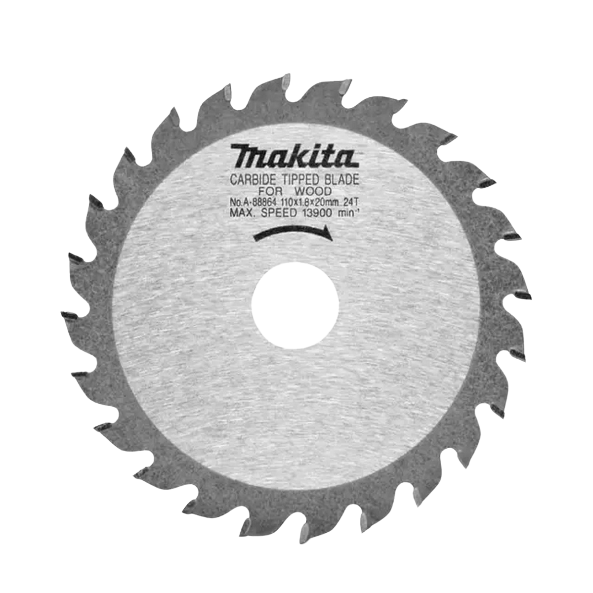 Makita 110mm x 20 x 24T TCT SAW BLADE - PJ7000 A-88864