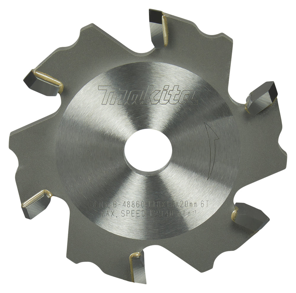 Makita Aluminium Grooving Tct Saw Blade 118 X 20 X 6T (CA5000)
