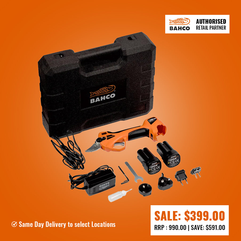 Bahco BCL20IB Professional 14.4V Lithium-Ion Cordless Battery Powered Pruner Secateurs 32mm FREE DELIVERYt