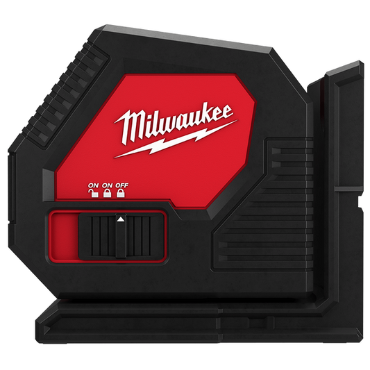 Milwaukee Green Cross Line Laser (Case) - CLLC - Available at Power Tool Specialists, Carlton, Victoria, Australia.