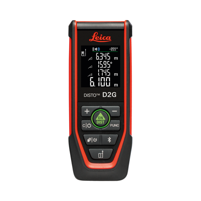Leica DISTO D2G 120m Green Beam Distance Meter with Tilt Sensor & NFC LG1017808