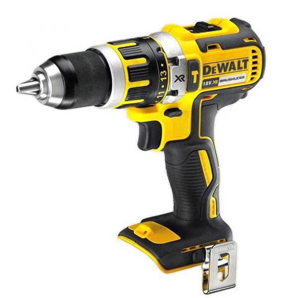 DeWALT DCD795N-XE 18V XR Lithium-Ion Brushless Compact 2 Speed Hammer Drill Driver – Tool Only