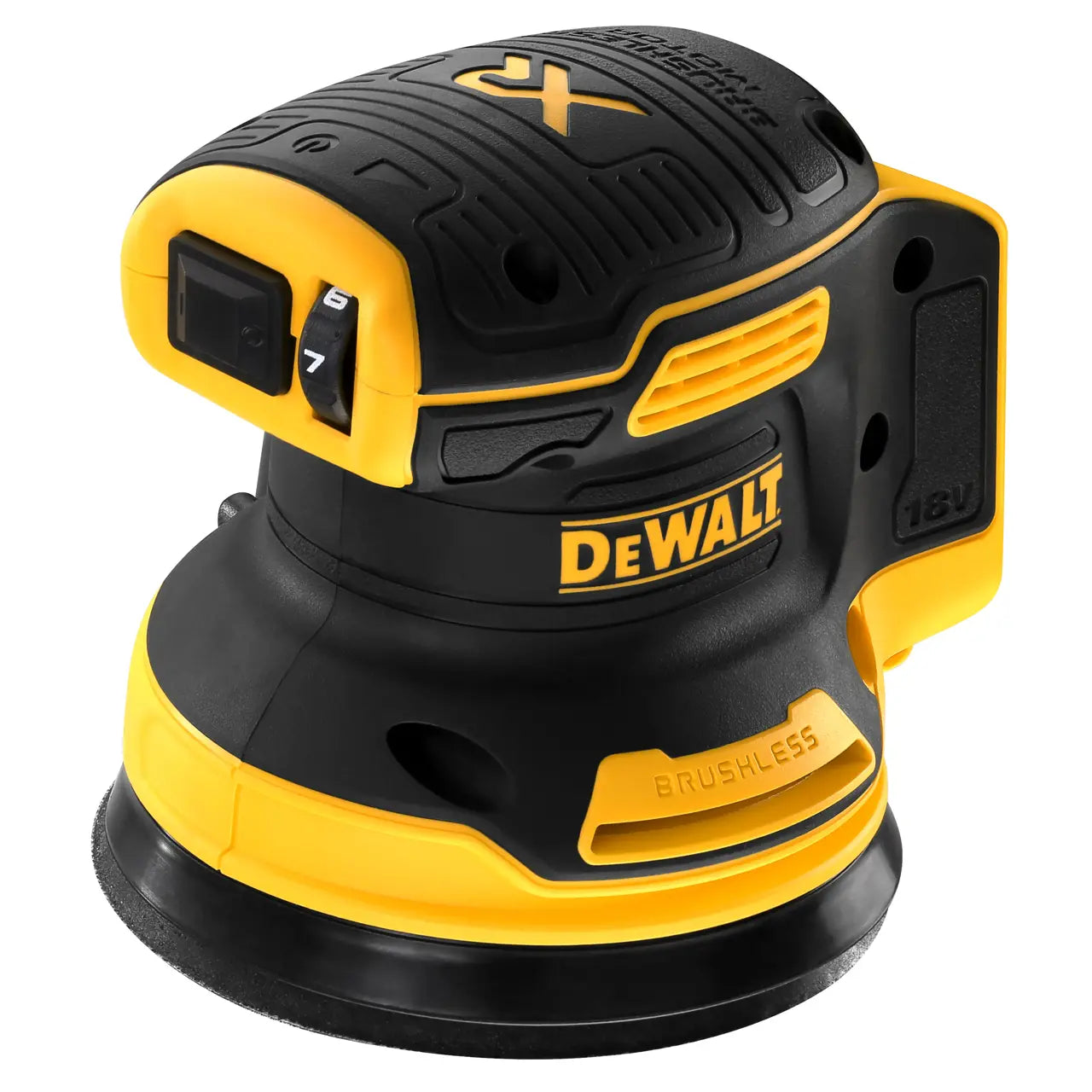 DeWalt 18V XR® Brushless 125 mm Sander (Tool Only) DCW210N-XJ