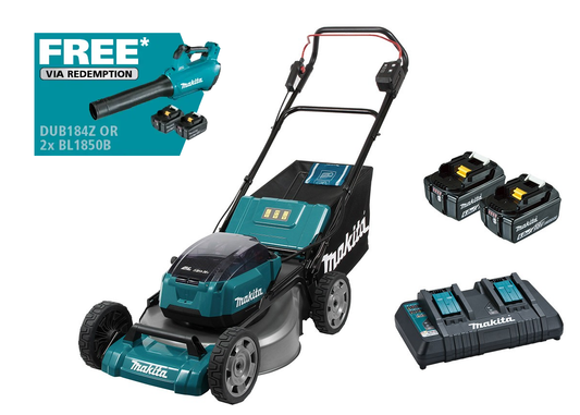 18Vx2 Brushless Lawn Mower 534mm (21") Kit (Bonus blower OR 2 batteries via Redemption) (In-store pickup only)