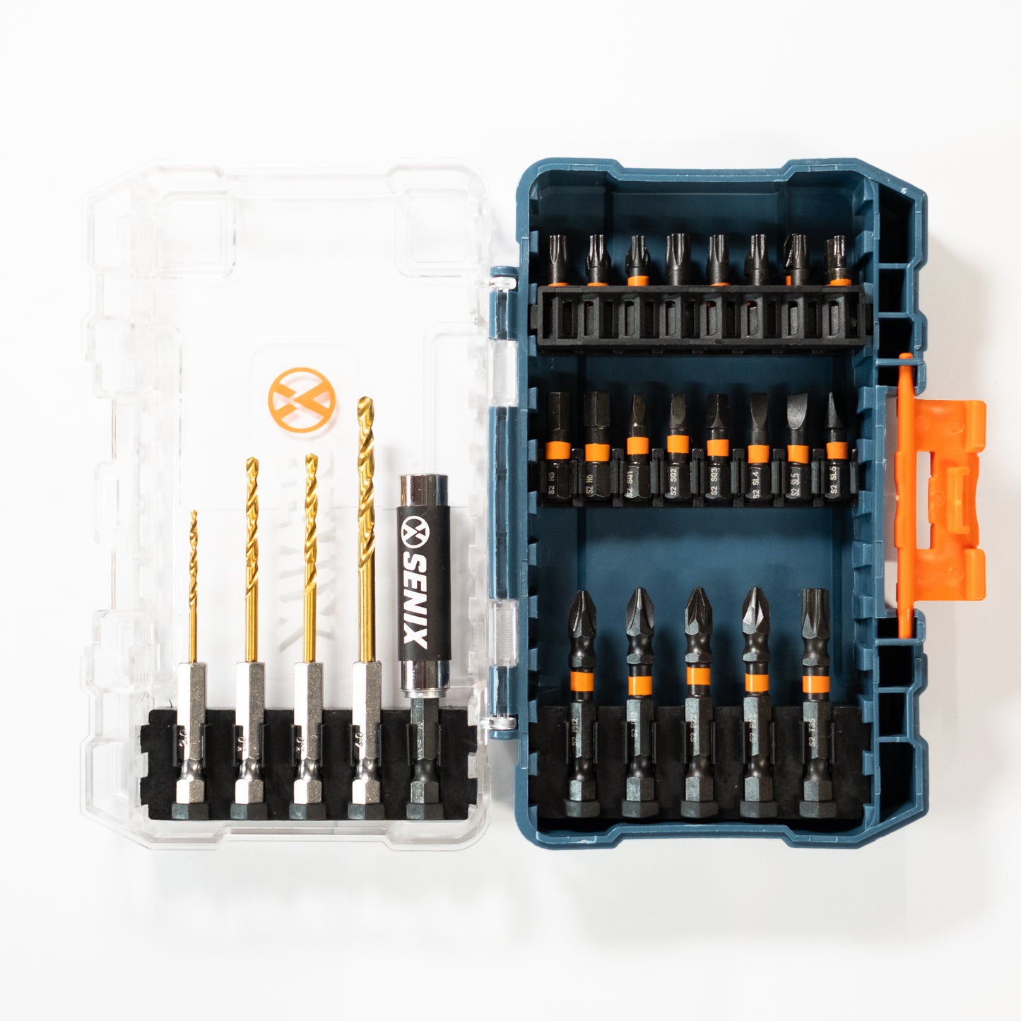 Senix 1/4" hex 34 piece screwdriver bit set AEDS-0004