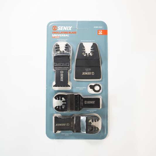 Senix 12 piece UNIVERSAL FIT Multitool blade set AEMS-0001 ($10 CLEARANCE)