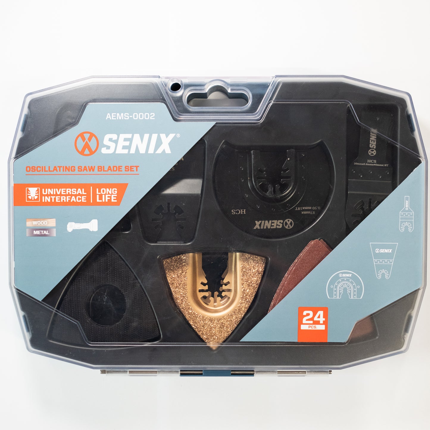Senix 24 piece UNIVERSAL FIT Multitool blade set AEMS-0002 CLEARANCE