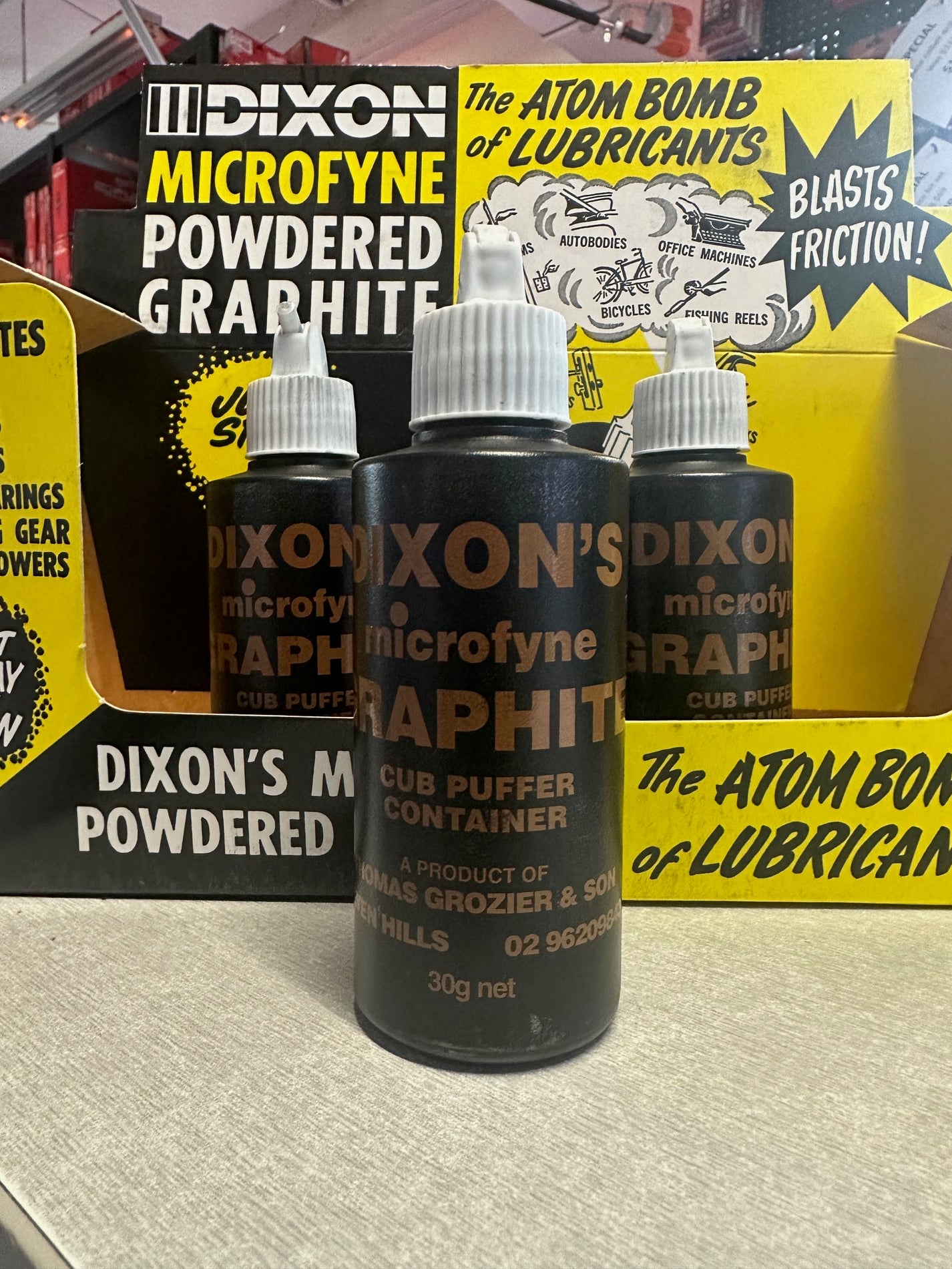Dixon's Microfyne graphite powder 30g puffer for DFR450ZX Power Tool