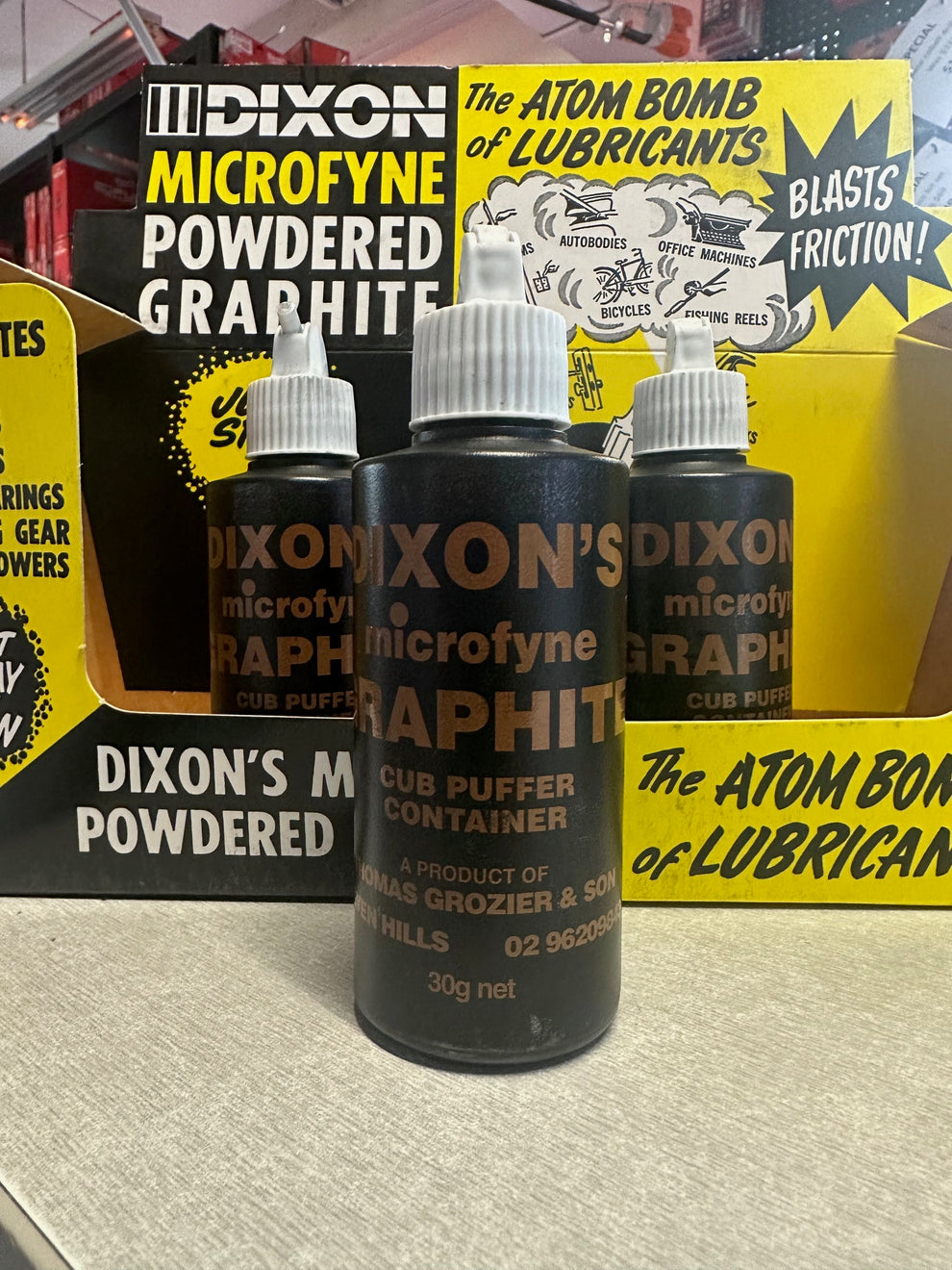 Dixon's Microfyne graphite powder 30g puffer for DFR450ZX Power Tool Specialists