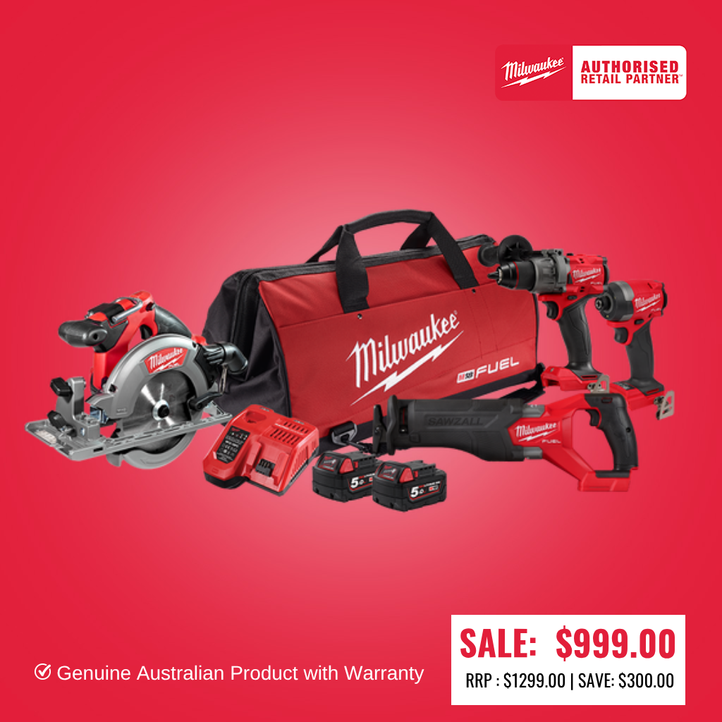 Milwaukee M18 FUEL™ 4 Piece Power Pack M18FPP4E3502B