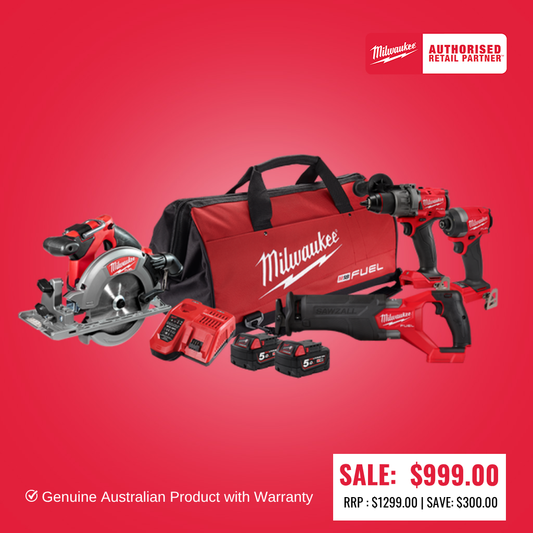 Milwaukee M18 FUEL™ 4 Piece Power Pack M18FPP4E3502B