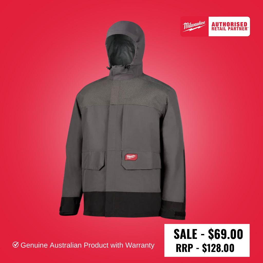 Milwaukee HYDROBREAK™ Rain Shell Jacket (various sizes)