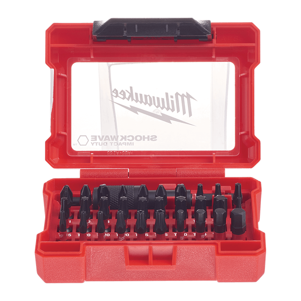 Milwaukee SHOCKWAVE™ 32Pc MINI Impact Driver Bit Set - 4932464240 BONUS HAT, STUBBY HOLDER AND OPENER