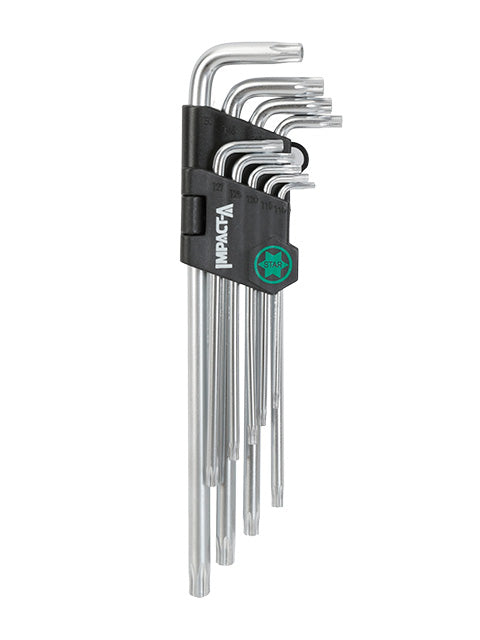 Impact-a Long Series Hex Key Set - 9Pce TAMPER TORX