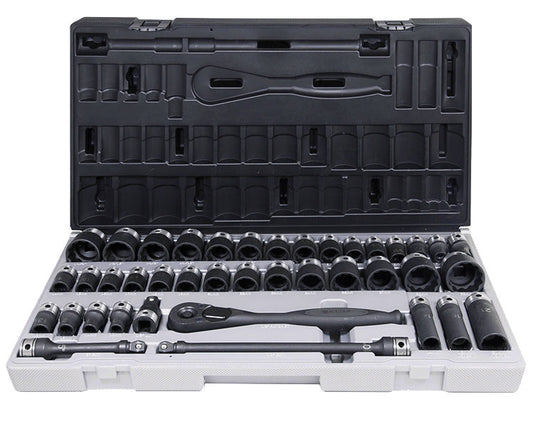 Impact Tool 40 Piece 1/2 Drive 12-Point dual purpose socket set