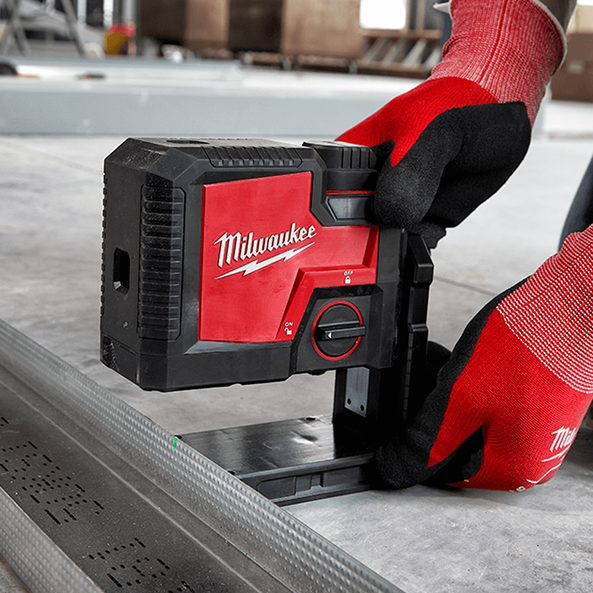 Milwaukee REDLITHIUM™ USB Rechargeable 3 Point Laser Kit (1x 3.0Ah, Case) - L43PL-301C