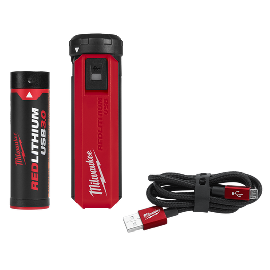 REDLITHIUM™ USB Rechargeable Portable Power Source and Charger Kit