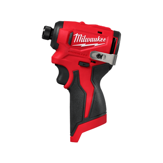 Milwaukee M12 Sub-Compact Brushless 1/4" Hex Impact Driver - M12BLIDRC0 - Available at Power Tool Specialists, Carlton, Victoria, Australia.