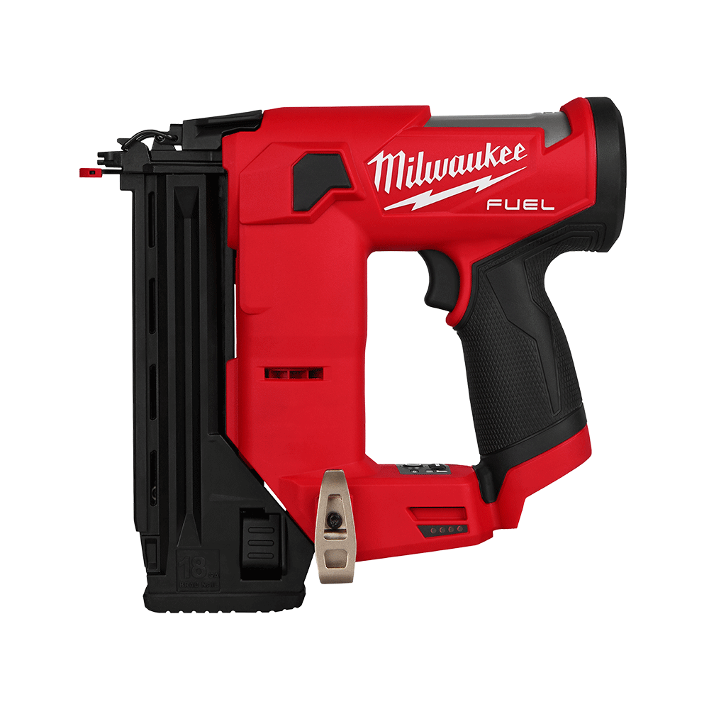 Milwaukee M12 FUEL™ 18 Gauge Compact Brad Nailer (Tool Only) (Case) - M12FCN18GS0C - Available at Power Tool Specialists, Carlton, Victoria, Australia.