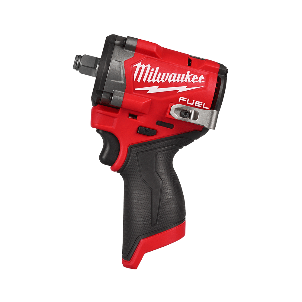 Milwaukee M12 FUEL™ 1/2" Stubby Impact Wrench with Friction Ring (Tool Only) - M12FIW2F120 - Available at Power Tool Specialists, Carlton, Victoria, Australia.