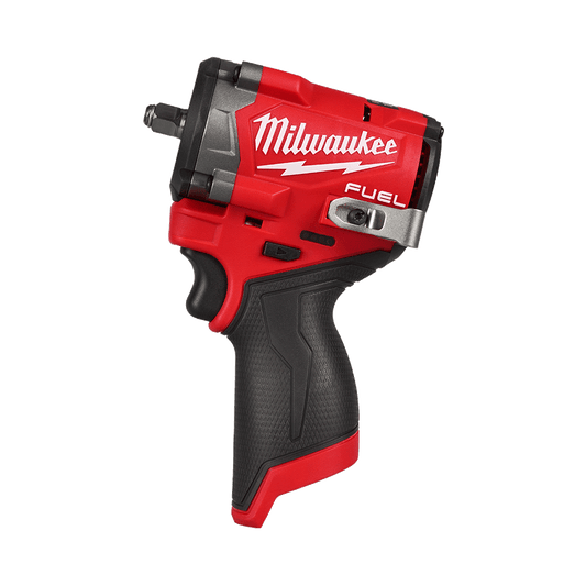 Milwaukee M12 FUEL™ 3/8" Stubby Impact Wrench with Friction Ring (Tool Only) - M12FIW2F380 - Available at Power Tool Specialists, Carlton, Victoria, Australia.