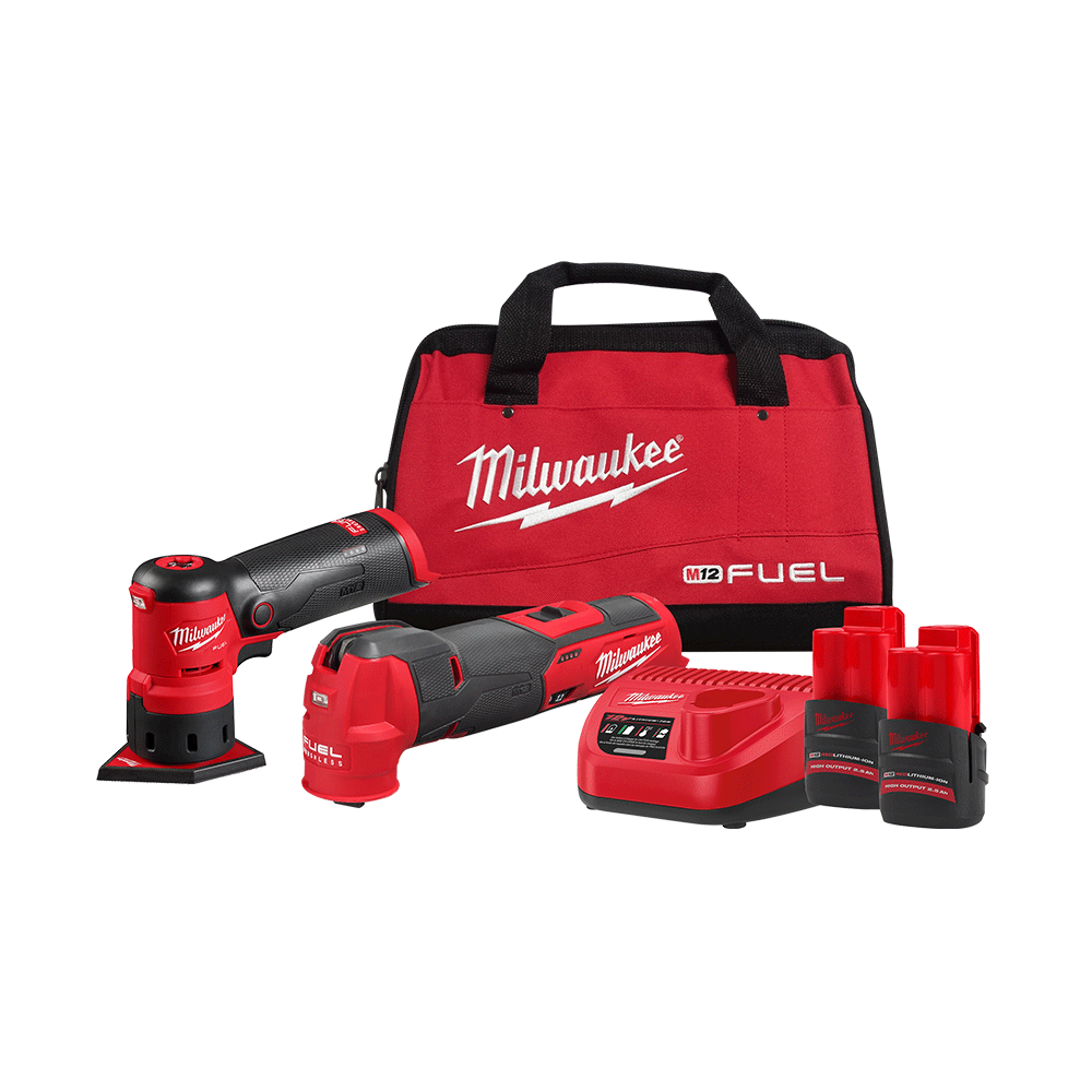 Milwaukee M12 FUEL™ 2 Piece Power Pack 2BW - M12FPP2BW252B - Available at Power Tool Specialists, Carlton, Victoria, Australia.