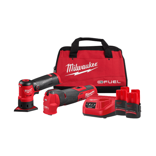 Milwaukee M12 FUEL™ 2 Piece Power Pack 2BW - M12FPP2BW252B - Available at Power Tool Specialists, Carlton, Victoria, Australia.