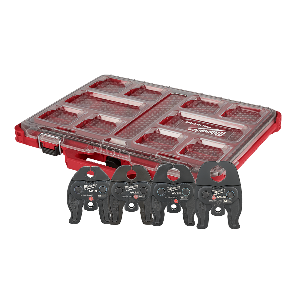 Milwaukee M12™ PEX Press Tool Jaw U Profile Kit  - M12PEX-JAWKIT - Available at Power Tool Specialists, Carlton, Victoria, Australia.