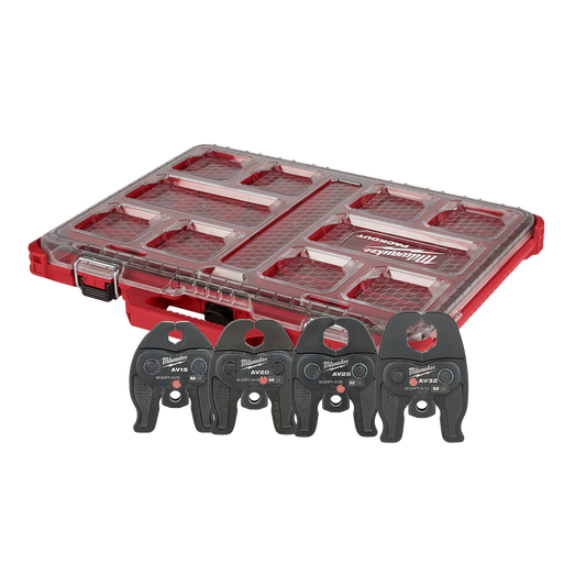 Milwaukee M12™ PEX Press Tool Jaw U Profile Kit  - M12PEX-JAWKIT - Available at Power Tool Specialists, Carlton, Victoria, Australia.
