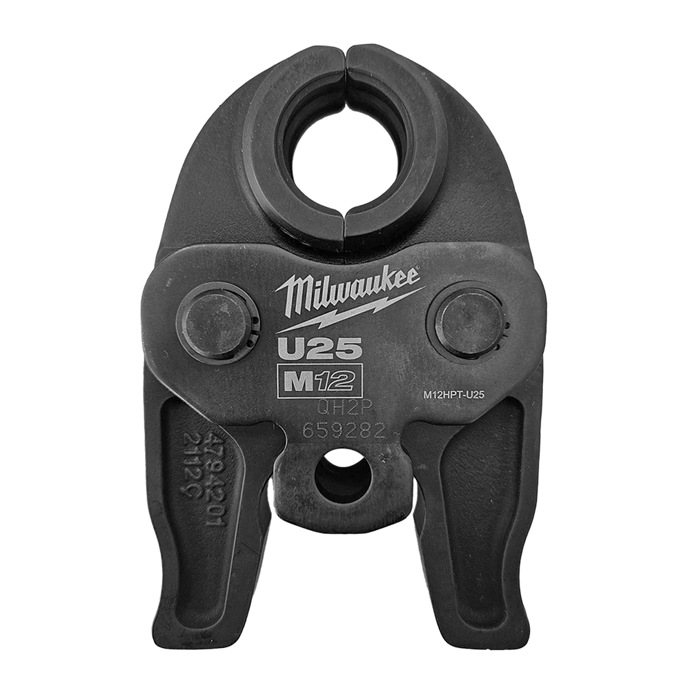 Milwaukee M12™ 25mm PEX Jaw U Profile - M12HPT-U25 - Available at Power Tool Specialists, Carlton, Victoria, Australia.