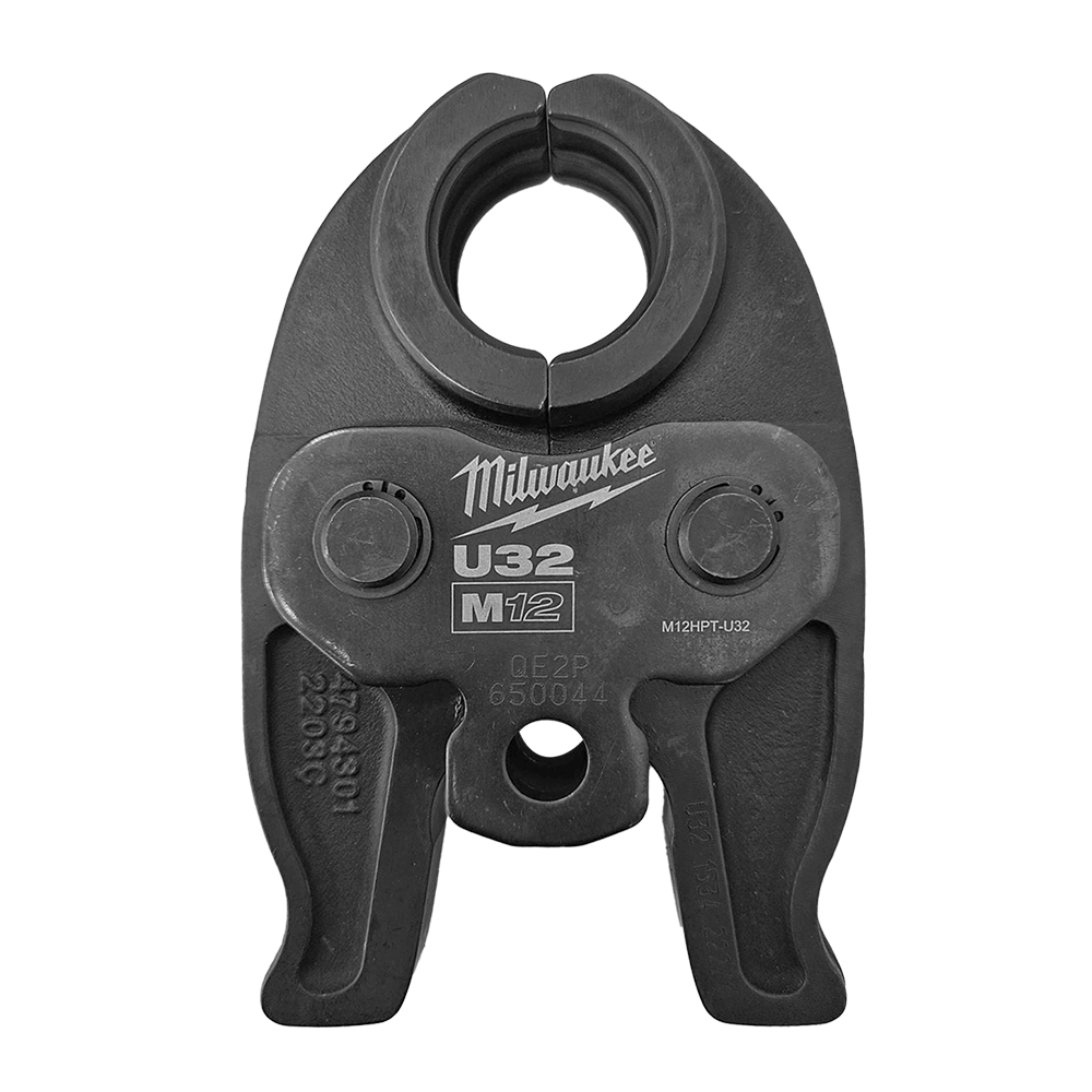 Milwaukee M12™ 32mm PEX Jaw U Profile - M12HPT-U32 - Available at Power Tool Specialists, Carlton, Victoria, Australia.