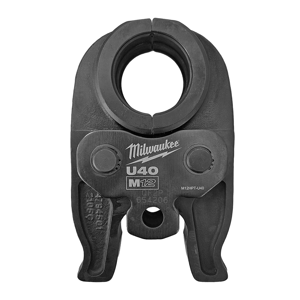 Milwaukee M12™ 40mm PEX Jaw U Profile - M12HPT-U40 - Available at Power Tool Specialists, Carlton, Victoria, Australia.