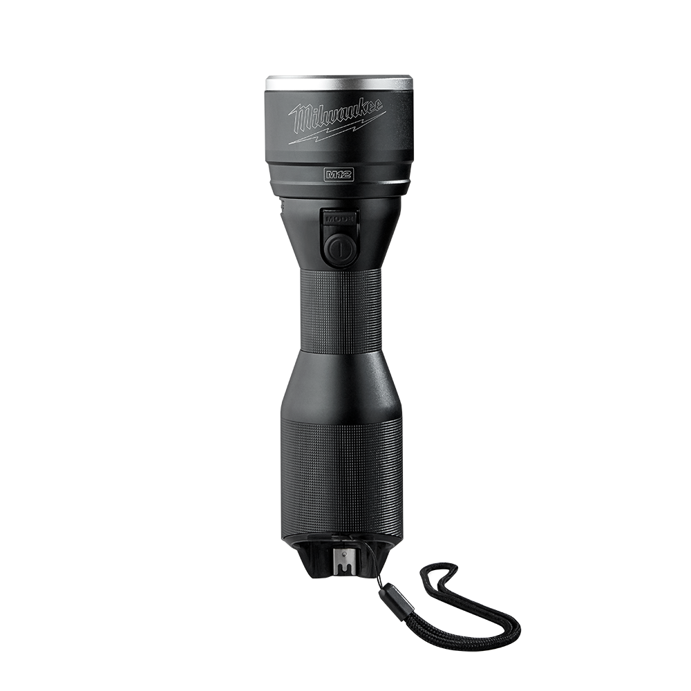Milwaukee M12™ LED High Performance Flashlight (Tool Only) - M12MLED-0 - Available at Power Tool Specialists, Carlton, Victoria, Australia.