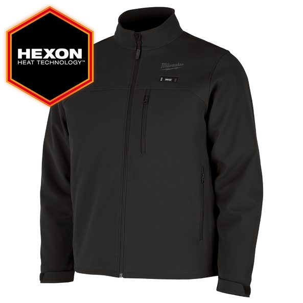 M12™ TOUGHSHELL™ Heated Jacket Black Equipped with Milwaukee’s new HEXON Heat Technology™ M12THJ2BLK0 "FREE 2AH BATTERY AND BONUS REDEMPTION 3AH"