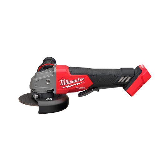 Milwaukee M18 FUEL™ 125 mm (5") Angle Grinder with Deadman Paddle Switch (Tool Only) - M18FAG125XPD-0 - Available at Power Tool Specialists, Carlton, Victoria, Australia.