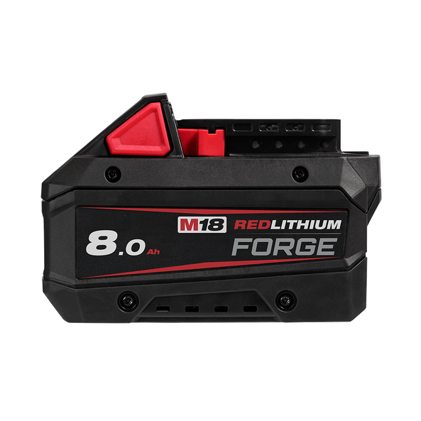 Milwaukee M18™ REDLITHIUM™ FORGE™ 8.0Ah Battery - M18FB8 - Available at Power Tool Specialists, Carlton, Victoria, Australia.