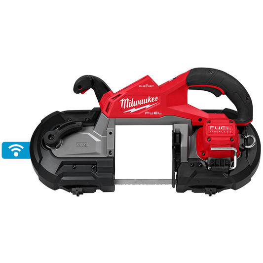 Milwaukee M18 FUEL™ (125mm) Deep Cut Dual-Trigger Band Saw w/ ONE-KEY™  - M18FBS125DO0 - Available at Power Tool Specialists, Carlton, Victoria, Australia.