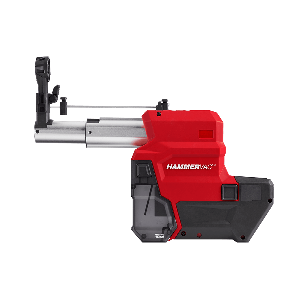 Milwaukee M18 FUEL™ HAMMERVAC™ 26mm Dedicated Dust Extractor (Tool Only) - M18FDEX-0 - Available at Power Tool Specialists, Carlton, Victoria, Australia.