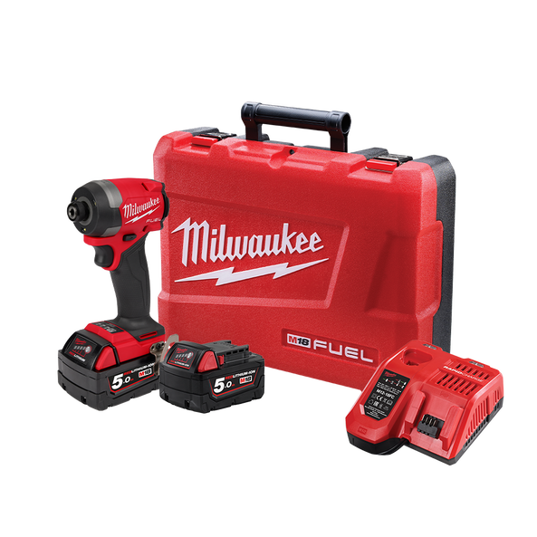 Milwaukee M18 FUEL™ Gen4 1/4 Hex Impact Driver Kit - M18FID3502C - Available at Power Tool Specialists, Carlton, Victoria, Australia.
