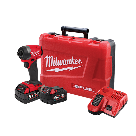 Milwaukee M18 FUEL™ Gen4 1/4 Hex Impact Driver Kit - M18FID3502C - Available at Power Tool Specialists, Carlton, Victoria, Australia.
