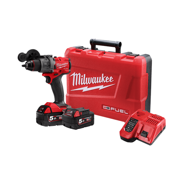 Milwaukee M18 FUEL™ 13mm Hammer Drill/Driver Kit - M18FPD3502C - Available at Power Tool Specialists, Carlton, Victoria, Australia.