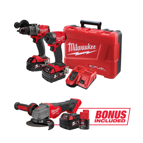 M18 FUEL™ 2 Piece Power Pack M18FPP2A3BF502C (FREE SHIPPING)