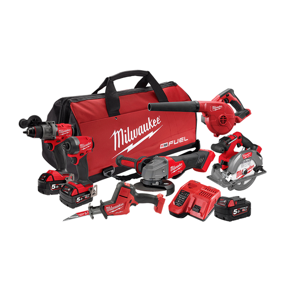 Milwaukee M18 FUEL™ 6 Piece Power Pack 6A4 - M18FPP6A4503B – Power Tool ...