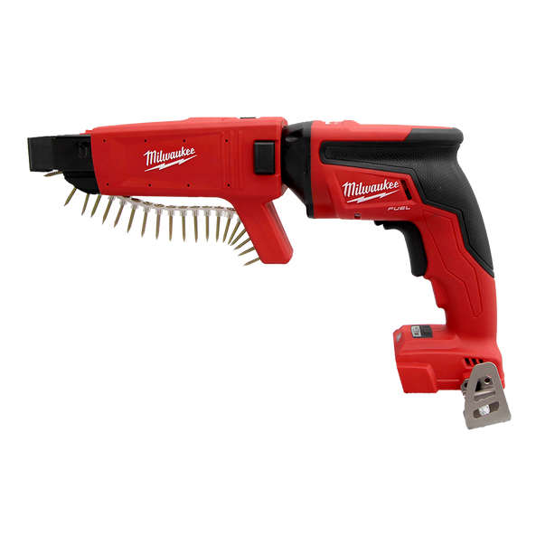 Milwaukee M18 FUEL™ Drywall Screw Gun with Collated Attachment (Tool Only) - M18FSGC-0 - Available at Power Tool Specialists, Carlton, Victoria, Australia.