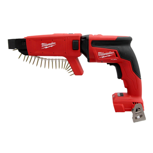 Milwaukee M18 FUEL™ Drywall Screw Gun with Collated Attachment (Tool Only) - M18FSGC-0 - Available at Power Tool Specialists, Carlton, Victoria, Australia.