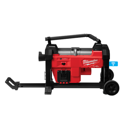 Milwaukee M18 FUEL™ Sectional Sewer Machine w/ ONE-KEY™ - M18FSSM32-122 - Available at Power Tool Specialists, Carlton, Victoria, Australia.
