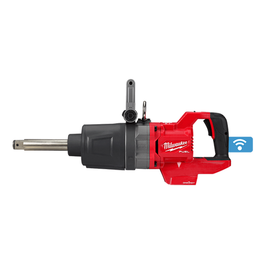 Milwaukee M18 FUEL™ 1" D-Handle Extended Anvil High Torque Impact Wrench with ONE-KEY™ (Tool Only) - M18ONEFHIWF1D-0 - Available at Power Tool Specialists, Carlton, Victoria, Australia.